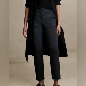 Banana Republic Black  Chino Girlfriend Authentic Pants Size 6